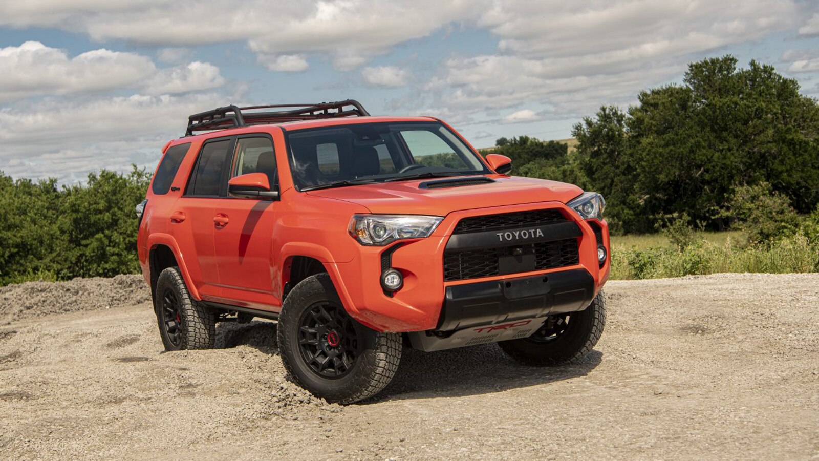 2023 Toyota 4Runner TRD Pro Front Right in Orange